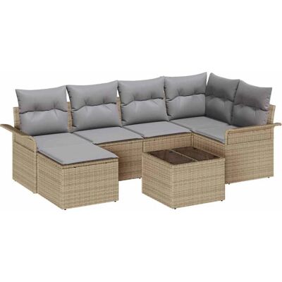 Vidaxl Gartensofa-Set - Modular, Wetterfest, Bequem - Gartenmöbel Vidaxl Gartensofa-Set - Modular, Wetterfest, Bequem - Gartenmöbel
