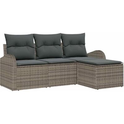 Vidaxl Gartensofa-Set - Wetterfest, Modular, Mit Kissen - Gartenmöbel Vidaxl Gartensofa-Set - Wetterfest, Modular, Mit Kissen - Gartenmöbel