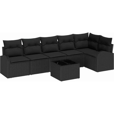 Vidaxl - Gartensofagarnitur - Modular, Wetterfest, Bequem Vidaxl - Gartensofagarnitur - Modular, Wetterfest, Bequem