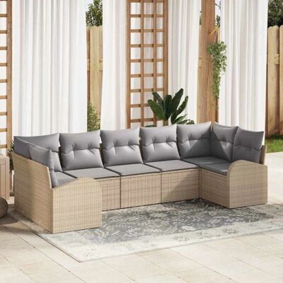 vidaXL 7-piece Garden Sofa Set - Garden Sofa Set vidaXL 7-piece Garden Sofa Set - Garden Sofa Set