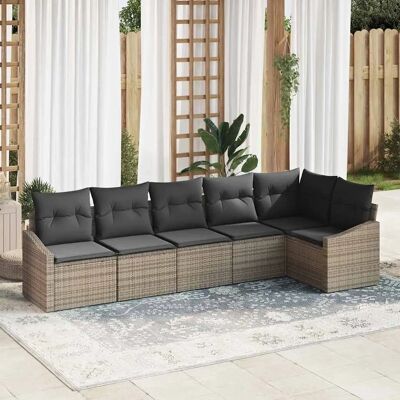 vidaXL Garten 6-teiliges Ecksofa-Set - Gartenmöbel vidaXL Garten 6-teiliges Ecksofa-Set - Gartenmöbel