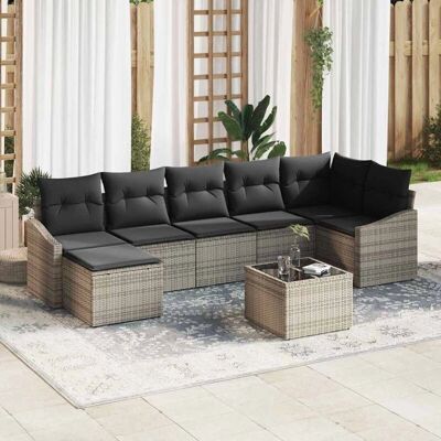 VidaXL Gartensofaset - 7-teiliges synthetisches Rattan VidaXL Gartensofaset - 7-teiliges synthetisches Rattan