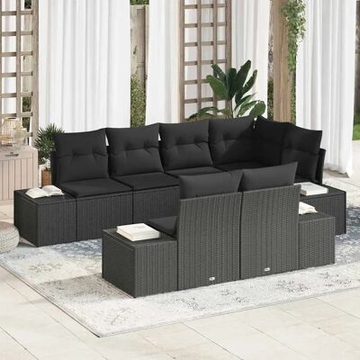 Vidaxl - Gartensofa 7-teiliges Set mit Kissen - Gartenmöbel Vidaxl - Gartensofa 7-teiliges Set mit Kissen - Gartenmöbel