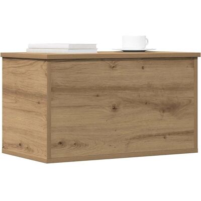 Vidaxl - Opbergkist met handgemaakt eiken deksel 60x35x35 cm van hout Vidaxl - Opbergkist met handgemaakt eiken deksel 60x35x35 cm van hout