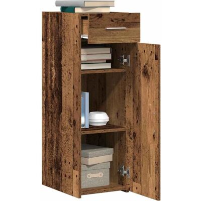 vidaXL 30x42,5x93 cm Rustikaler Holzkabinett - Innenaufbewahrung vidaXL 30x42,5x93 cm Rustikaler Holzkabinett - Innenaufbewahrung