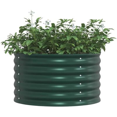 vidaXL Garden Bed Green 80x80x44cm - Raised Garden Bed vidaXL Garden Bed Green 80x80x44cm - Raised Garden Bed