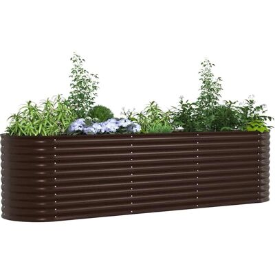 vidaXL Garden Raised Bed Brown - Garden Bed vidaXL Garden Raised Bed Brown - Garden Bed