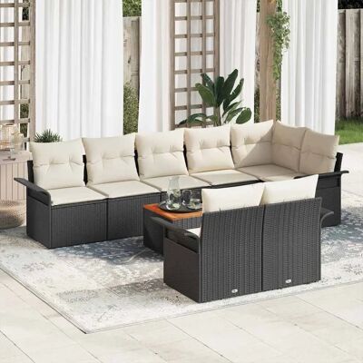 Horizon 9-teiliges Gartensofa-Set - Wetterfestes Rattan Horizon 9-teiliges Gartensofa-Set - Wetterfestes Rattan