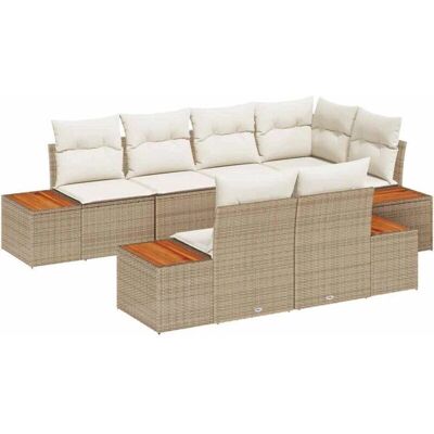UnknownBrand - 7-Piece Garden Sofa Set - Ensemble de Jardin - Publicité UnknownBrand - 7-Piece Garden Sofa Set - Ensemble de Jardin - Publicité