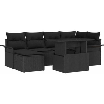 Marke Modell - Gartensofa-Set - 7 Teile Marke Modell - Gartensofa-Set - 7 Teile