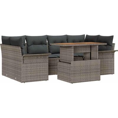 Marke 7-Teiliges Gartensofaset - Modernes, Wetterfestes Outdoor-Mobiliar Marke 7-Teiliges Gartensofaset - Modernes, Wetterfestes Outdoor-Mobiliar