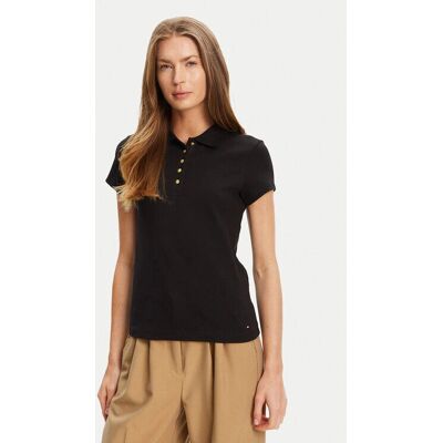 Tommy Hilfiger Svart XS Slim Fit Polo - Piké Tommy Hilfiger Svart XS Slim Fit Polo - Piké