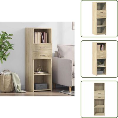 THE LIVING STORE - Credenza Rovere Sonoma - Rovere Sonoma - Sideboard THE LIVING STORE - Credenza Rovere Sonoma - Rovere Sonoma - Sideboard