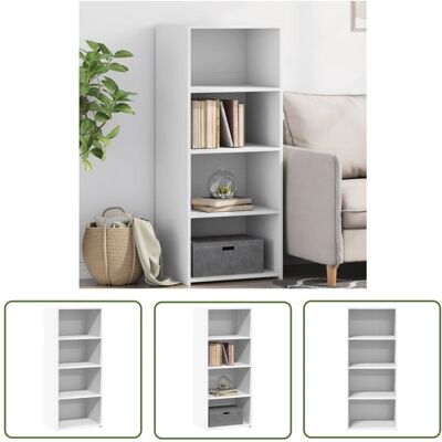 THE LIVING STORE - Credenza Bianca 50x41x124 - laminowane drewno - szafka THE LIVING STORE - Credenza Bianca 50x41x124 - laminowane drewno - szafka