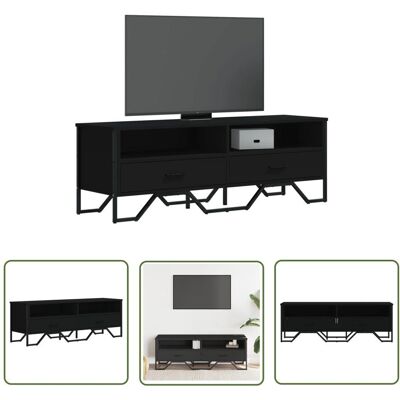 THE LIVING STORE - Nero 122x34x41 - Czarny - TV Stand THE LIVING STORE - Nero 122x34x41 - Czarny - TV Stand