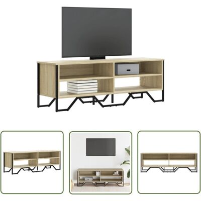 THE LIVING STORE - Rovere Sonoma 122x34x41 - Multistrato TV Stand THE LIVING STORE - Rovere Sonoma 122x34x41 - Multistrato TV Stand