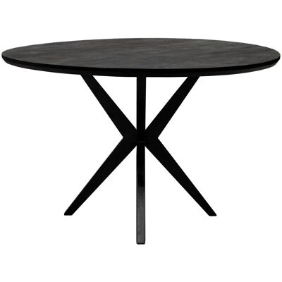 Kick - Havard - 120cm - zwart - Eettafel Kick - Havard - 120cm - zwart - Eettafel