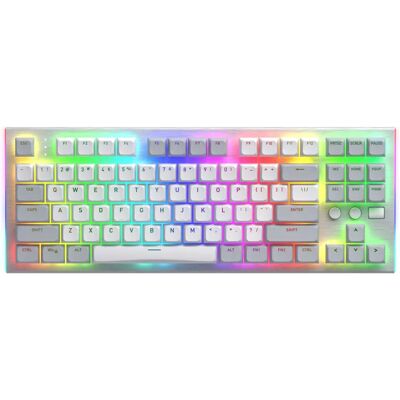 HATOR Gravity TKL weiße Gaming-Tastatur - Tastatur HATOR Gravity TKL weiße Gaming-Tastatur - Tastatur