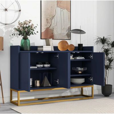 WISHDOR - Credenza - Azul - 120x30x80 cm - Sideboard WISHDOR - Credenza - Azul - 120x30x80 cm - Sideboard
