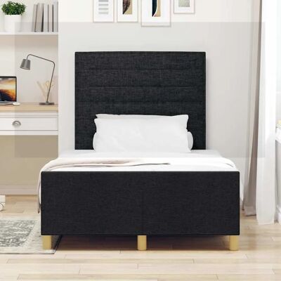 Vidaxl Musta Sänky 120x190 cm - Sänky Vidaxl Musta Sänky 120x190 cm - Sänky