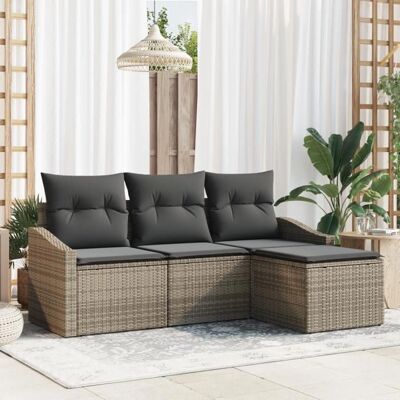 Zestaw Sofa Ogrodowego Vidaxl - Modułowy, Odporne na Warunki Atmosferyczne, Zdejmowane Poduszki Zestaw Sofa Ogrodowego Vidaxl - Modułowy, Odporne na Warunki Atmosferyczne, Zdejmowane Poduszki