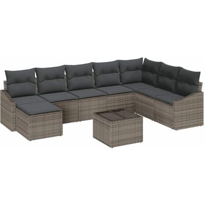 Johnsons Garten Essgruppe - Grau - Rechteckig - Für 8 Personen Johnsons Garten Essgruppe - Grau - Rechteckig - Für 8 Personen