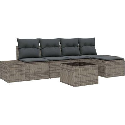 Vidaxl Gartensofa-Set - Modular Witterungsbeständiger Rattan für 4 Vidaxl Gartensofa-Set - Modular Witterungsbeständiger Rattan für 4