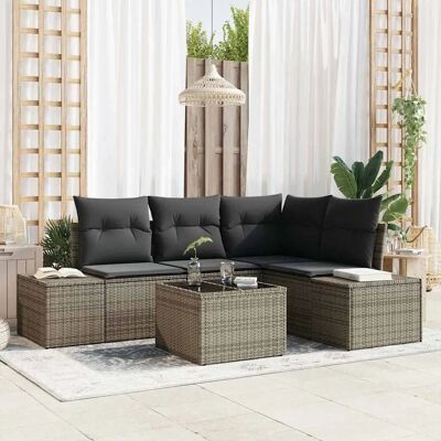 Vidaxl Gartencouchtisch - Modulares Sitzgruppen mit Kissen Vidaxl Gartencouchtisch - Modulares Sitzgruppen mit Kissen