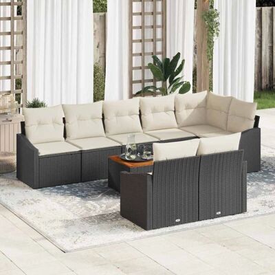 Vivid Outdoor 9-teiliges Rattan-Gartenset - Nur für draußen Vivid Outdoor 9-teiliges Rattan-Gartenset - Nur für draußen