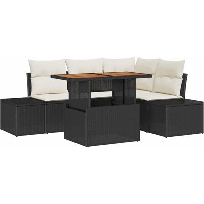 Haven Have Sofa Sæt - Modulart Udendørs Rattan 5 Stykker - Have Møbler Haven Have Sofa Sæt - Modulart Udendørs Rattan 5 Stykker - Have Møbler