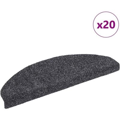 vidaXL Treppenmatten selbstklebend dunkelgrau - Step mats vidaXL Treppenmatten selbstklebend dunkelgrau - Step mats