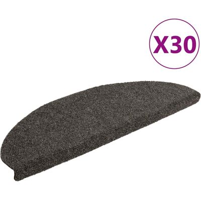 VidaXL Self-adhesive stair mats - 30 pcs anthracite - 65x21x4 cm VidaXL Self-adhesive stair mats - 30 pcs anthracite - 65x21x4 cm