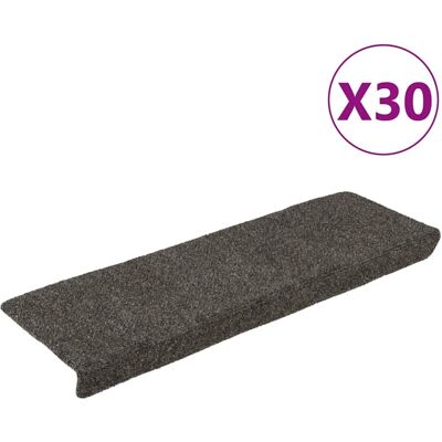vidaXL Treppenmatten selbstklebend - 30 Stück - Anthrazit vidaXL Treppenmatten selbstklebend - 30 Stück - Anthrazit