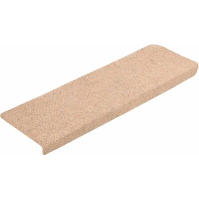 vidaXL Treppenmatten selbstklebend - 20 Stück - Creme - Treppenteppiche vidaXL Treppenmatten selbstklebend - 20 Stück - Creme - Treppenteppiche