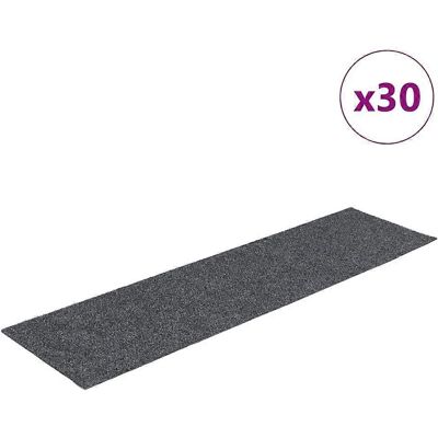 vidaXL Alfombrillas de Escaleras Autoadhesivas - Protección - Gris Claro vidaXL Alfombrillas de Escaleras Autoadhesivas - Protección - Gris Claro
