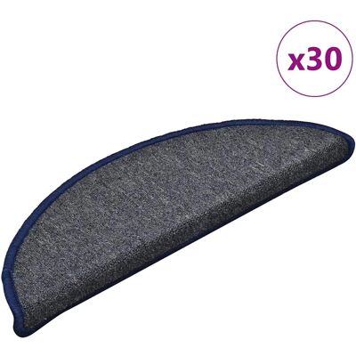 vidaXL Dunkelgrüne und Blaue Treppenstufen - Treppenmatten vidaXL Dunkelgrüne und Blaue Treppenstufen - Treppenmatten