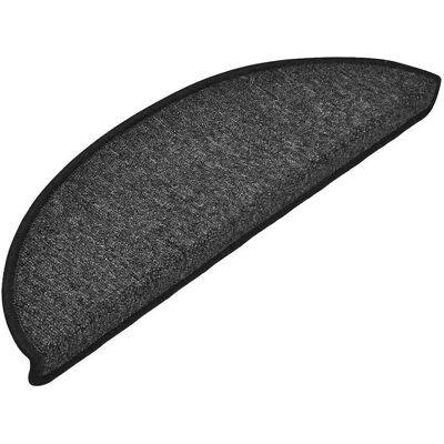 vidaXL 56x17x3cm Anthrazit Treppenteppiche - Treppenläufer vidaXL 56x17x3cm Anthrazit Treppenteppiche - Treppenläufer