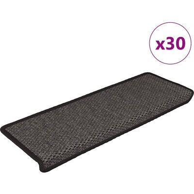 vidaXL Selbstklebende Sisal-Look Treppenteppiche - 30 Stück vidaXL Selbstklebende Sisal-Look Treppenteppiche - 30 Stück