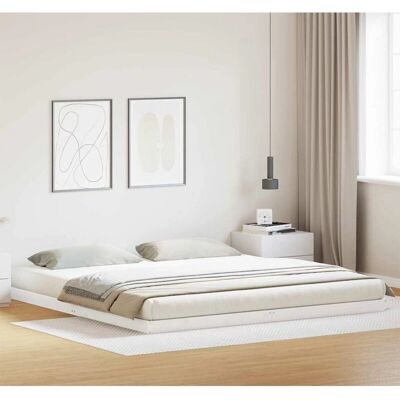 Vidaxl Dennenhouten Bedframe 180x210 cm - Bedframe Vidaxl Dennenhouten Bedframe 180x210 cm - Bedframe