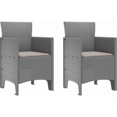 Vidaxl Gartensessel-Set - Modernes Outdoor-Mobiliar Vidaxl Gartensessel-Set - Modernes Outdoor-Mobiliar