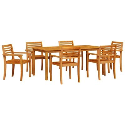 Acacia Garden - 7-Teiliges Ess-Set - Outdoor Dining Set Acacia Garden - 7-Teiliges Ess-Set - Outdoor Dining Set