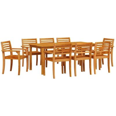 vidaXL - Acacia 5-Piece Dining Set - Braun - Gartenmöbelset vidaXL - Acacia 5-Piece Dining Set - Braun - Gartenmöbelset