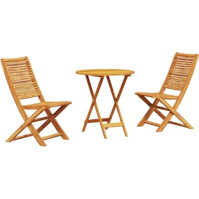 vidaXL Set aus 2 Naturholz Akazie - Gartenmöbel-Set vidaXL Set aus 2 Naturholz Akazie - Gartenmöbel-Set