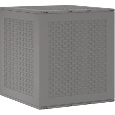 vidaXL Garten Aufbewahrungsbox Hellgrau - Garden Storage Box vidaXL Garten Aufbewahrungsbox Hellgrau - Garden Storage Box