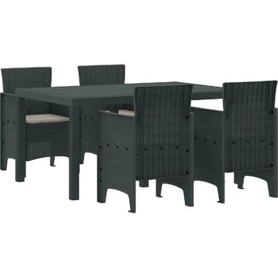 Vidaxl Garden Dining Set - Modern Weatherproof Patio Furniture Vidaxl Garden Dining Set - Modern Weatherproof Patio Furniture