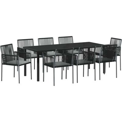 Unknown - 9-piece poly rattan dining set - Gartenset Unknown - 9-piece poly rattan dining set - Gartenset