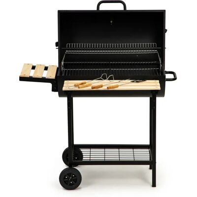 Viking - Grote tuinbarbecue - 64x38 cm grillrooster - verstelbare hoogte - Barbecue Viking - Grote tuinbarbecue - 64x38 cm grillrooster - verstelbare hoogte - Barbecue