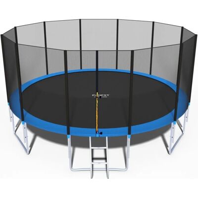Viking - Trampoline 490 cm - veiligheidsnet - ladder - Trampoline Viking - Trampoline 490 cm - veiligheidsnet - ladder - Trampoline