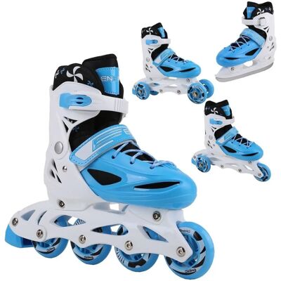 Viking 4-in-1 blauw 30-33 tot 60 kg inline skates Viking 4-in-1 blauw 30-33 tot 60 kg inline skates