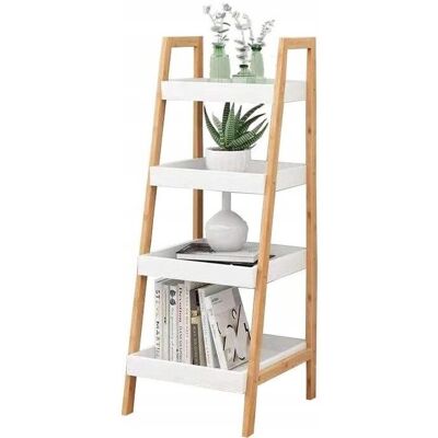 Viking - Compact - White - 4-shelf - Bookcase Viking - Compact - White - 4-shelf - Bookcase